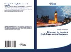 Strategies for learning English as a second language kitap kapağı
