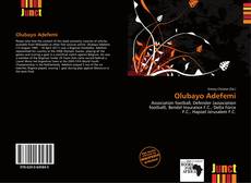 Bookcover of Olubayo Adefemi