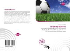 Portada del libro de Thomas Mavros