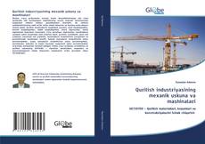 Buchcover von Qurilish industriyasining mexanik uskuna va mashinalari