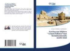 Buchcover von Azərbaycan folkloru “erməni folkloru”nun formalaşmasında mənbə kimi