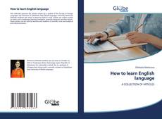Bookcover of How to learn English language