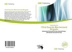 Bookcover of 72nd Guards Mechanized Brigade