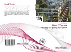 Capa do livro de Gare D'Onzain 