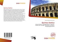 Couverture de Quintus Sextius