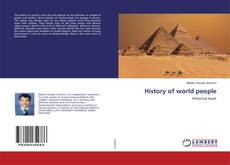 Bookcover of History of world people