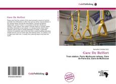 Capa do livro de Gare De Belfort 