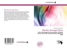 Bookcover of Martha Strongin Katz