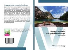 Bookcover of Geographie der europäischen Berge