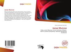 Bookcover of Janee Munroe