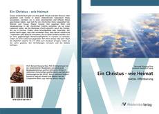 Bookcover of Ein Christus - wie Heimat