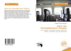 Buchcover von Gare De Champbenoist-Poigny