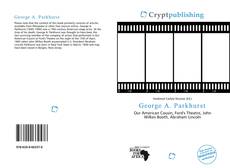 Bookcover of George A. Parkhurst