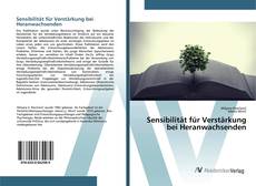 Bookcover of Sensibilität für Verstärkung bei Heranwachsenden