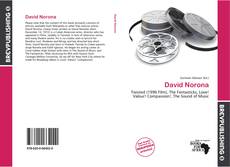 Buchcover von David Norona