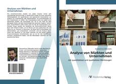 Copertina di Analyse von Märkten und Unternehmen