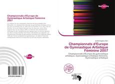 Bookcover of Championnats d'Europe de Gymnastique Artistique Féminine 2007