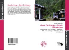 Buchcover von Gare De Cergy – Saint-Christophe