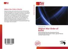 Обложка Afghan War Order of Battle