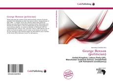 Capa do livro de George Benson (politician) 