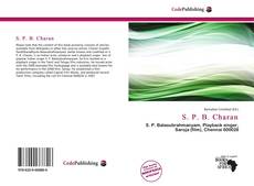 Bookcover of S. P. B. Charan