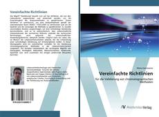 Bookcover of Vereinfachte Richtlinien