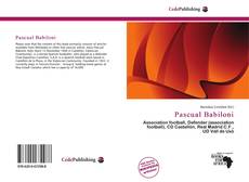 Bookcover of Pascual Babiloni