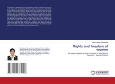 Capa do livro de Rights and freedom of women 