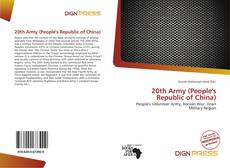 Couverture de 20th Army (People's Republic of China)