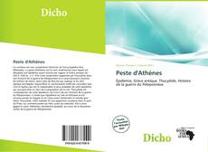 Buchcover von Peste d'Athènes