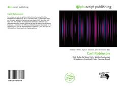 Portada del libro de Carl Robinson