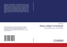 Capa do livro de Etwas ruhiger im Ausdruck 