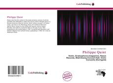 Capa do livro de Philippe Quint 