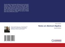 Capa do livro de Notes on Abstract Algebra 