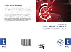 Buchcover von Cantor (Music Software)