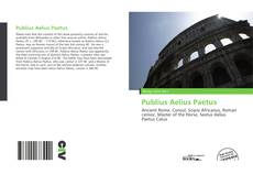 Bookcover of Publius Aelius Paetus