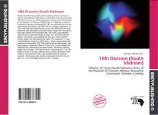 Buchcover von 18th Division (South Vietnam)