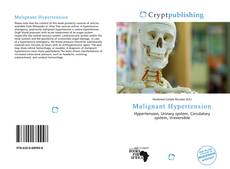 Bookcover of Malignant Hypertension