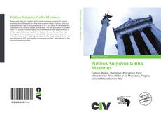 Capa do livro de Publius Sulpicius Galba Maximus 