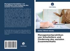 Обложка Managementpraktiken von Schulleitern und Förderung des sozialen Zusammenhalts