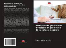 Bookcover of Pratiques de gestion des directeurs et promotion de la cohésion sociale