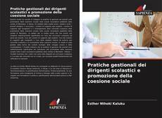 Buchcover von Pratiche gestionali dei dirigenti scolastici e promozione della coesione sociale