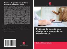 Capa do livro de Práticas de gestão dos diretores e promoção da coesão social 