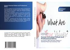 Copertina di Human Universal Values and Professional Ethics