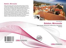 Capa do livro de Balaton, Minnesota 