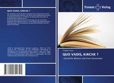 Bookcover of QUO VADIS, KIRCHE ?