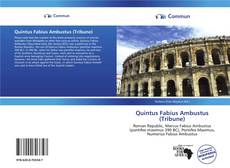 Quintus Fabius Ambustus (Tribune) kitap kapağı