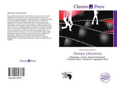 Bookcover of Sarayu (Actress)