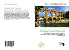 Quintus Fabius Vibulanus kitap kapağı