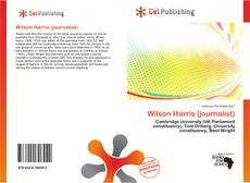 Couverture de Wilson Harris (journalist)